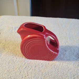 Fiestaware MINI DISK PITCHER Creamer Scarlet Red FIESTA